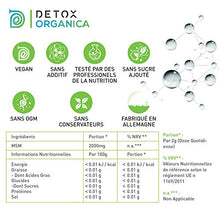 Carica l'immagine nel visualizzatore di Gallery, Detox Organica MSM Polvere 1 kg pura al 99,9% -100% naturale &amp; vegano,...