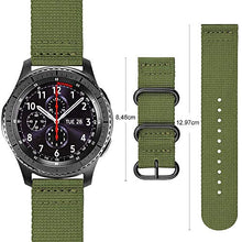Carica l'immagine nel visualizzatore di Gallery, FINTIE Cinturino per Galaxy Watch 46mm/Gear S3 Samsung Gear S3, Army Green - Ilgrandebazar