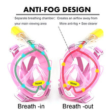 Carica l&#39;immagine nel visualizzatore di Gallery, SFUN Maschera da Snorkel, per Snorkeling, easybreath L-XL, rosa L-XL