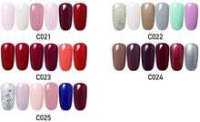 Carica l&#39;immagine nel visualizzatore di Gallery, Elite99 Smalto Semipermanente per Unghie 6pzs Set di Smalti Gel gel Semipermanente Unghie Kit da UV LED Smalto per unghie Smalti Gel Polish per Unghie Soak Off Manicure,10ML ZH021