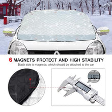 Carica l'immagine nel visualizzatore di Gallery, Ezlife Copertura Parabrezza Auto Inverno 720g Ultra Spessa Magnetico Protezione Parabrezza Antighiaccio Antigelo Telo Copri Parabrezza Auto Adatto SUV Ghiaccio Gelo 189x120cm