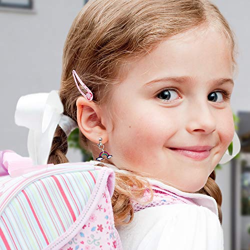 Set Di Orecchini A Clip Per Bambine - 25/32 Paia In Lega, Stili Colorati E Ipoallergenici Per Feste E Regali