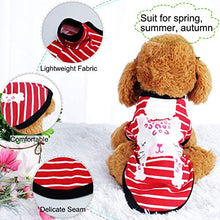 Carica l&#39;immagine nel visualizzatore di Gallery, sourcing mappa Cane T Shirt Cotone Costume Gatto Pet Felpa L, rosso, bianco.