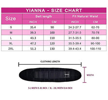 Carica l&#39;immagine nel visualizzatore di Gallery, YIANNA Donna Fascia Addominale Dimagrante Corsetto S(lunghezza 90 cm), Nero - Ilgrandebazar