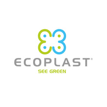 Carica l'immagine nel visualizzatore di Gallery, Ecoplast Pattumiera per Raccolta Differenziata, Apertura a Libro, Flessibile e Indeformabile, Resiste a tutte le Temperature, Interno ed Esterno, Oltre 80% Plastica Riciclata, Made in Italy, Marrone
