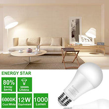 Carica l&#39;immagine nel visualizzatore di Gallery, Lampadine con Sensore Crepuscolare E27 Lampadina LED 12W, Bianco Freddo 6000k