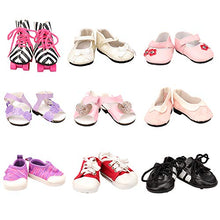 Carica l&#39;immagine nel visualizzatore di Gallery, Miunana 5 PCS Scarpe + 2 Cazle per 42 - 46 CM (16 - 18 Pollici) Bambola... - Ilgrandebazar