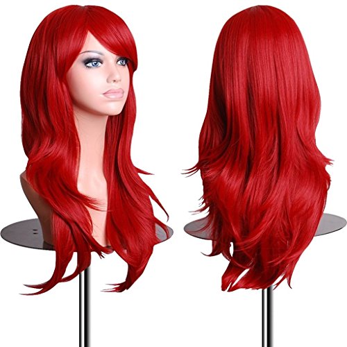 EmaxDesign, parrucca da donna per cosplay di alta qualità, 70 cm, massima... - Ilgrandebazar