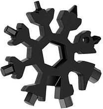 Carica l'immagine nel visualizzatore di Gallery, 18 in-1 Multi-Tool Snowflake, ZoneYan Multi-Tool in Acciaio Inox Portatile,Cacciavite Apri bottiglia Campeggio di Viaggio, All'aperto Strumento Avventura (3)