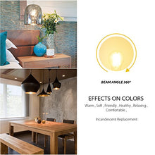 Carica l&#39;immagine nel visualizzatore di Gallery, Lampadina Filamento LED E27, 8W Equivalenti a 60W, A60 E27 2700K-6 Pezzi