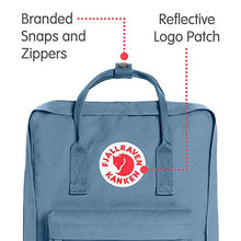 Carica l&#39;immagine nel visualizzatore di Gallery, Fjällräven Kånken, Zaino Unisex-Adulto, 27x38x13 Centimeters (W x Blue Ridge