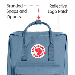 Fjällräven Kånken, Zaino Unisex-Adulto, 27x38x13 Centimeters (W x Blue Ridge