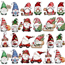 Carica l'immagine nel visualizzatore di Gallery, Babioms 24 PCS Legno di Natale Addobbi, Ciondoli In Legno per Albero di Natale, Gnomi Natalizi in Legno Addobbi di Natale, per Decorazioni, Fai Da Te, Bomboniere Natalizie
