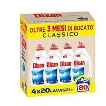Carica l&#39;immagine nel visualizzatore di Gallery, Dixan Classico Detersivo Liquido Lavatrice, Tecnologia Pulito Profondo, 80...
