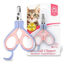 Carica l'immagine nel visualizzatore di Gallery, EooCoo Tagliaunghie per Gatto, Cucciolo, Professionale S, Viola + Rosa