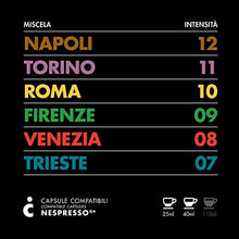 Carica l'immagine nel visualizzatore di Gallery, Il Caffè Italiano - Nespresso 60 Capsule compatibili - Kit Degustazione Tour...