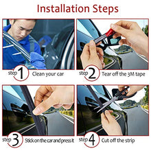 Carica l'immagine nel visualizzatore di Gallery, CICMOD 3 Pzs Guarnizione Striscia Auto Gomma Autoadesive Forma B 15M