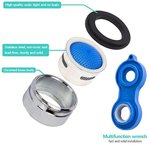 20 Pcs Rompigetto Aeratore Rubinetto M24 Filtro da Cucina + Chiave...
