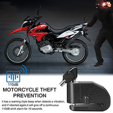 Carica l&#39;immagine nel visualizzatore di Gallery, JUNKER Lucchetto Antifurto Moto,LAllarme Per Bicicletta,ucchetto Bloccadisco... - Ilgrandebazar