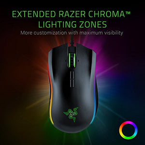 Razer Mamba Elite Mouse da Gioco Ergonomico, 5G Vero 16000, Sensore Ottico...