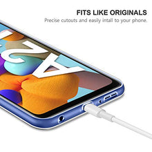 Carica l'immagine nel visualizzatore di Gallery, Younme YNMEacc Cover per Samsung A21s Custodia, Trasparente Sottile Clear