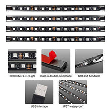 Carica l&#39;immagine nel visualizzatore di Gallery, Favoto Luci LED Interne Auto, 4 Strisce 48 Lampadine Multicolore...