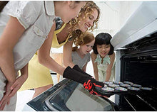 Carica l&#39;immagine nel visualizzatore di Gallery, yokamira Guanti da Forno, Certificato EN407, BBQ Rosso E Nero