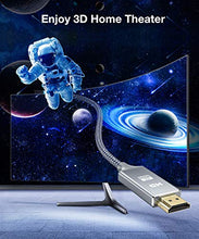 Carica l'immagine nel visualizzatore di Gallery, Cavo HDMI 4k Ultra HD 0.5m,Cavi 2.0 a/b alta velocità con Ethernet 0.5m