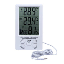 Carica l&#39;immagine nel visualizzatore di Gallery, JZK TA298 Termoigrometro Digitale con 1.5mt sonda LCD Display Bianco - Ilgrandebazar