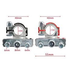 Carica l&#39;immagine nel visualizzatore di Gallery, Terminali di batteria svago 3-way Deutschauto 12V morsetti Morsetti... - Ilgrandebazar