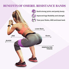 Carica l&#39;immagine nel visualizzatore di Gallery, OMERIL RUNYUE Bande Elastiche di Resistenza, Set Fasce Fitness in Tessuto...