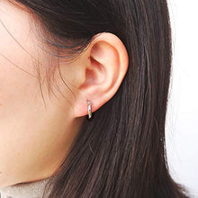 Carica l&#39;immagine nel visualizzatore di Gallery, Orecchini a cerchio in argento Sterling da 13 mm, idea regalo per ragazze...