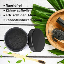 Carica l&#39;immagine nel visualizzatore di Gallery, Polvere Denti, Carbone Attivo Sbiancante per Denti 100% Naturale, Polvere...