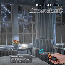 Carica l'immagine nel visualizzatore di Gallery, Lanterna da campeggio, lanktoo luci per tende ricaricabili Nero + Arancione