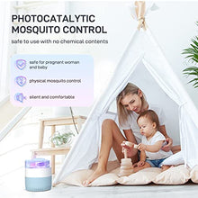 Carica l&#39;immagine nel visualizzatore di Gallery, Lampada Antizanzare, Zanzariera Elettrica USB Uccidi Zanzare Interno Ammazza Mosche Elettrico UV Trappola per Mosche da Esterno Portatile Antizanzare per Domestico Giardino Campeggio
