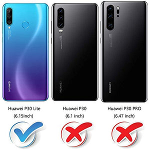 MOBESV Custodia Huawei P30 Lite, Cover a Libro Blu/Aqua - Ilgrandebazar