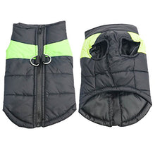 Carica l&#39;immagine nel visualizzatore di Gallery, Idepet (TM) Cappottino invernale impermeabile, per cane/gatto taglia L, Green