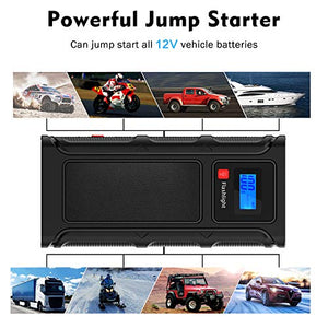 Teaisiy Avviatore Batteria Auto, 1000A 18000mAh Impermeabile Avviatore...