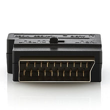 Carica l&#39;immagine nel visualizzatore di Gallery, deleyCON Scart Per 3x RCA Jacks IN OUT Switcher + S-Video S-VHS AV...