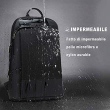 Carica l&#39;immagine nel visualizzatore di Gallery, BOPAI Zaino da Uomo e Donna Impermeabile Leggero Antifurto 20L