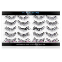 Carica l&#39;immagine nel visualizzatore di Gallery, EmaxDesign 10 paia di ciglia finte,naturale 3D finte- Extension...
