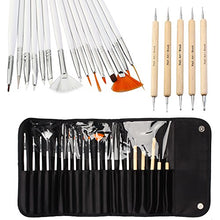 Carica l'immagine nel visualizzatore di Gallery, CellDeal 20pcs Nail Art Designing Painting Dotting Detailing Pen Brushes n1