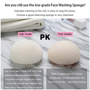 Konjac Spugna, 5 Pezzi Miss Gorgeous Spugna Viso e Corpo con Tè Verde, 100%... - Ilgrandebazar
