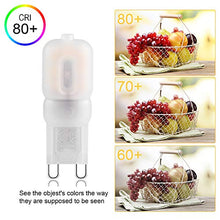 Carica l&#39;immagine nel visualizzatore di Gallery, Lampadine LED G9, Bombubilla G9 220V Bianca Calda 3000K 3W = Bianco Caldo