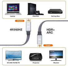 Carica l'immagine nel visualizzatore di Gallery, 4K@60HZ Cavo HDMI 5M, Snowkids Piatto 2.0 ad Altissima Velocità 5m