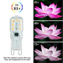 Carica l&#39;immagine nel visualizzatore di Gallery, Lampadine a led G9, Pursnic Lampada g9 3W(Equivalente alogeno Bianco Caldo