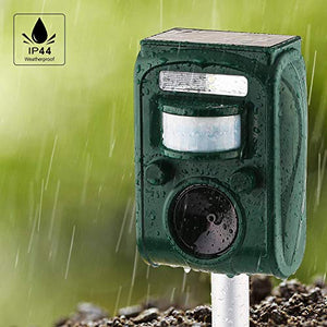AUTSCA Repellente Gatti Ultrasuoni Energia Solare Impermeabile a Fequenza... - Ilgrandebazar