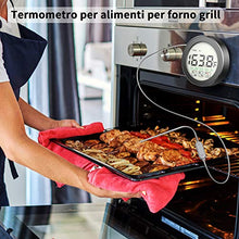 Carica l'immagine nel visualizzatore di Gallery, Termometro Cucina Carne Digitale - Misuratore di Cottura con Display...