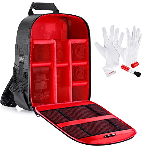 Neewer Zaino Borsa Fotocamera Impermeabile Antiurto 30x14x37cm con Tipo I