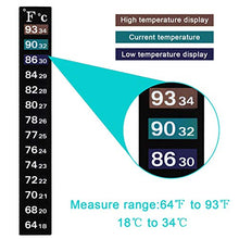 Carica l&#39;immagine nel visualizzatore di Gallery, 20 Pezzi Adesivo Digitale di Temperatura Striscia Adesiva Termometro Adesivo...